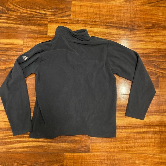 Eddie Bauer Men's Size Large First Ascent Gray Fleece 1/4 Zip Pullover Sweater - Picture 3 of 5